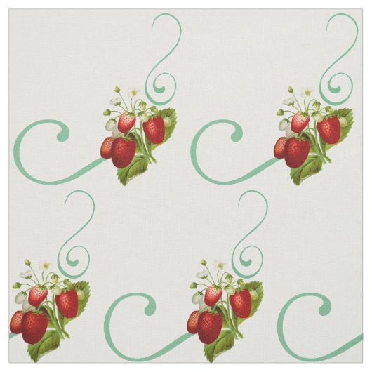 Tissu Fraises (Échantillon)