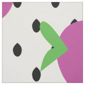 Tissu Fraises Abstraites Gras Berry Fun avec graines (Échantillon)