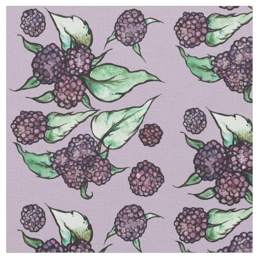 Tissu Framboise noire (Fermer)