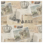 Tissu français de Paris de carte postale (Fermer)
