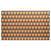 Tissu Freedom Face souriante jaune (Yard)