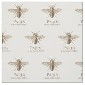 Tissu French Bee Paris Vintage (Échantillon)