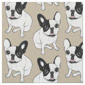 Tissu Frenchie pie Brindle à capuchon simple (fermé)