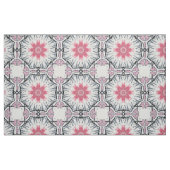 Tissu Fretwork gris rose moderne Twill en coton (Fat Quarter)