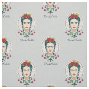 Tissu Frida Kahlo Floral Vintage