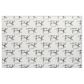 Tissu Frida Kahlo Monogram "FK" Signature Pattern (Fat Quarter)