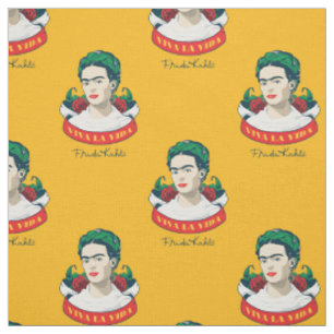 Tissu Frida Kahlo Viva la Vida