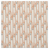 Tissu Friendly Ghosts on Cream and orange – Halloween (Échantillon)