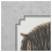 Tissu Friesian Draft Horse Silver Grey (Échantillon)