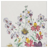 Tissu Fringeflowers et fleurs de trompette de velours (Fermer)