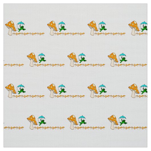 Tissu Frogging Ribbit Champhroom (Échantillon)