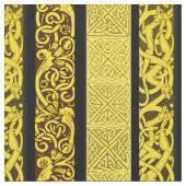 Tissu Frontières celtes en or (Fermer)