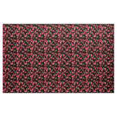 Tissu Fruit cerise sur noir (Yard)