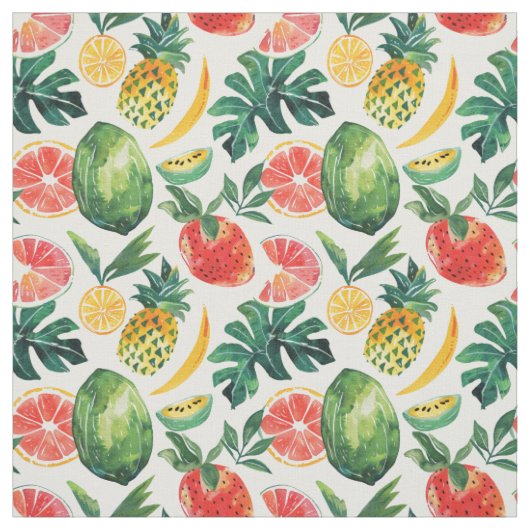 Tissu Fruit Coloré (Échantillon)