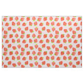 Tissu Fruit de crème de fraise Motif (Fat Quarter)
