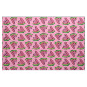 Tissu Fruit de pastèque rose vert Fruit Melon Slice Fabr (Fat Quarter)