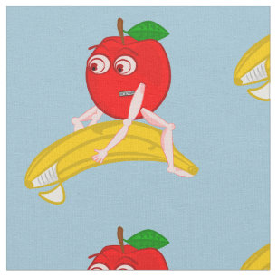 Tissu Fruit d'ostéopathe drôle Pomme Straightening une b