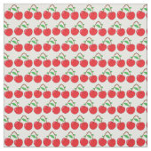 Tissu Fruit rouge vif des cerises (Échantillon)