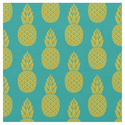 Tissu Fruit tropical d'ananas (Fermer)