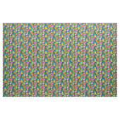 Tissu Fruits de banane ananas tropicale pastèque (Fat Quarter)