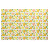 Tissu Fruits de caricature Citron citron citron citron c (Fat Quarter)