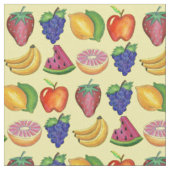 Tissu Fruits de Fruit Fraise de Fraise Banane (Fermer)