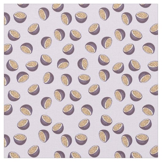 Tissu Fruits de la passion parfaite et transparente moti (Fermer)