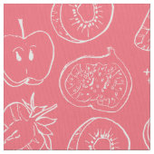 Tissu Fruits dessinant le motif (fermé)