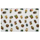 Tissu Fruits et fleurs vintages (Fat Quarter)