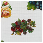 Tissu Fruits et fleurs vintages (Fermer)