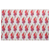 Tissu Fuchsia abstraite aquarelle florale (Fat Quarter)