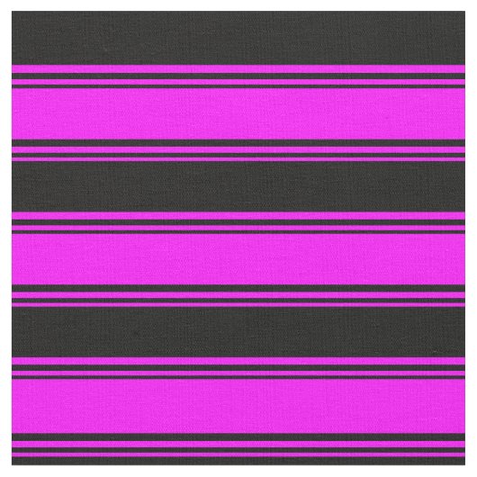 Tissu Fuchsia & Black Stripes (Fermer)