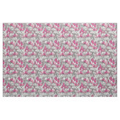 Tissu Fuchsia en blanc et rose (Yard)