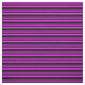 Tissu Fuchsia et Black Coloured Lined Motif (Échantillon)