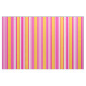 Tissu Fuchsia et jaune cinq bandes motif (Fat Quarter)