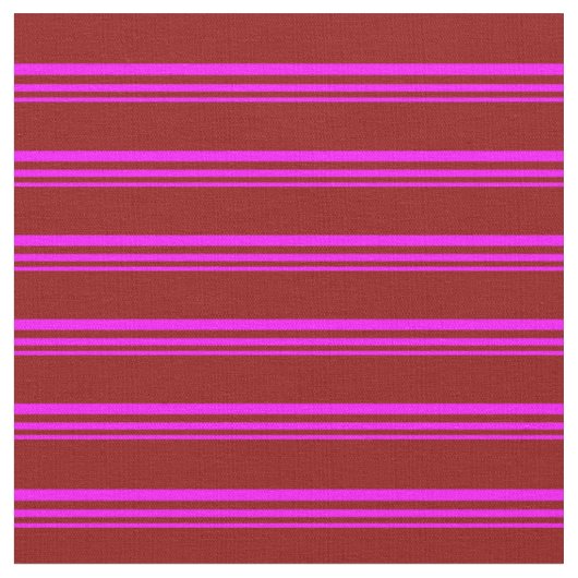 Tissu Fuchsia et Motif rouge foncé (Fermer)
