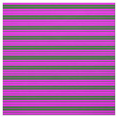 Tissu Fuchsia et vert foncé Motif des rayures (Échantillon)