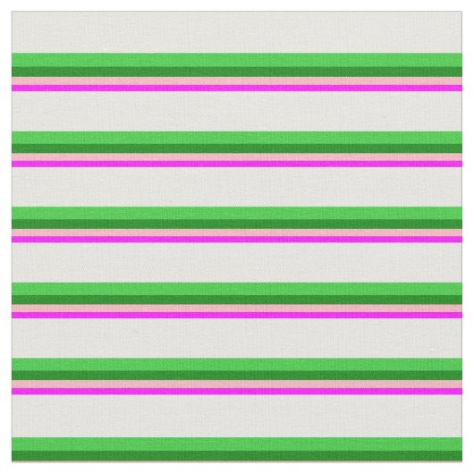Tissu Fuchsia, Pink clair, Green, Lime Green et White (Fermer)