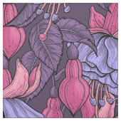 Tissu Fuchsia rose et violet (Échantillon)