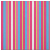 Tissu Fun Coloré Multi Stripes (Échantillon)