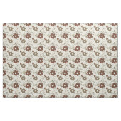 Tissu Fun Floral Retro Beige (Fat Quarter)
