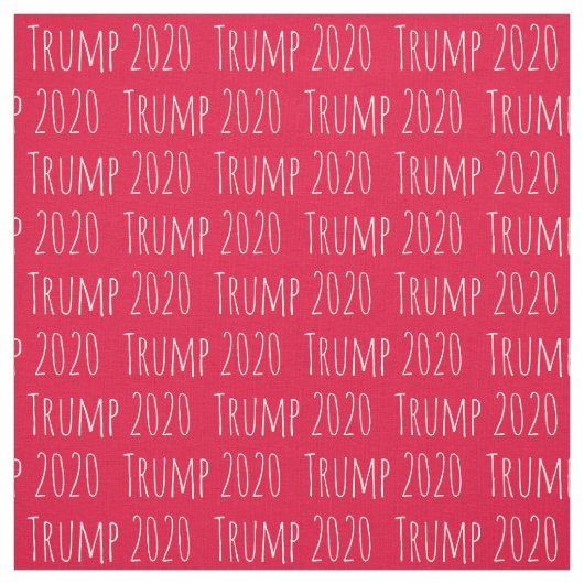 Tissu Fun Font Donald Trump 2020 Motif (Échantillon)
