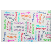 Tissu Fun Fun Fun Cute Colorful Nom Motif (Fat Quarter)