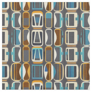 Tissu Fun, Funky Mid Century Fabric Moderne