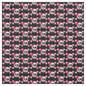Tissu Fun Girl Skull (Échantillon)