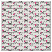 Tissu Fun Girl Skull (Échantillon)