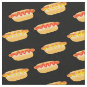Tissu Fun Hot Dogs Pois (Fermer)