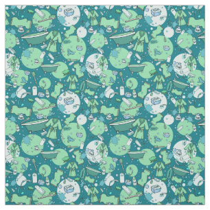 Tissu Fun Hot Tub Blue Motif