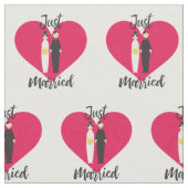 Tissu Fun Just Married Couple (Fermer)
