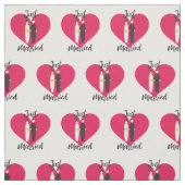 Tissu Fun Just Married Couple (Échantillon)